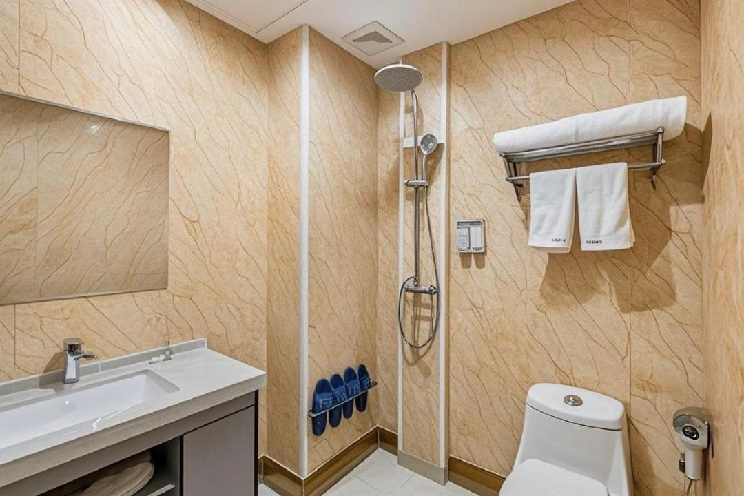 Qiqiaowu Hotel Beijing Daxing Airport Line Caoqiao Subway Station Branch Buitenkant foto